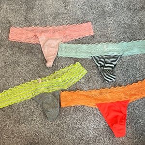 Victoria’s Secret PINK lace waist thong